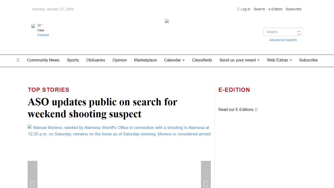 Home - The Alamosa News